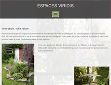Tablet Screenshot of espacesviridis.com